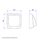 Válvula de Descarga Hydra Clean 2590C114 Deca