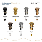 Válvula De Escoamento Bronze Escovado