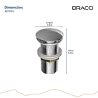 Válvula De Escoamento Cromado