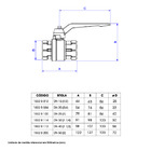 Válvula de Esfera 1552.B 1 1/4" Deca