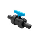 Válvula De Esfera Dupla União Pp/pe Topo A Topo - 63mm