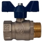 Válvula De Esfera Perfecta Macho Fêmea Emmeti 3/4