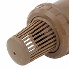 Válvula de Pé Roscável Marrom com Crivo 50mm 1.1/2'' Plastilit