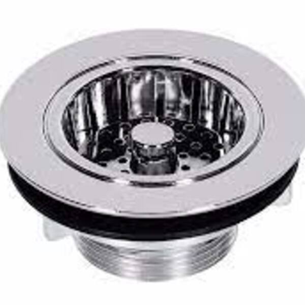 Válvula De Pia Americana Cozinha Cuba 100% Aço Inox 3.1/2