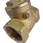 Válvula De Retenção Horizontal 2 Pol Com Portinhola De Latão