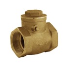 Válvula De Retenção Horizontal 3/4 Pol Com Portinhola De Latã