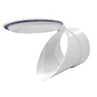 Válvula De Retenção Para Saída De Esgoto 100mm 4 Polegadas