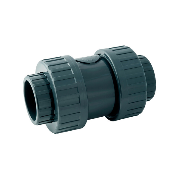 Valvula De Retenção Pvc-u Dupla União - 1 1/2'' Femea