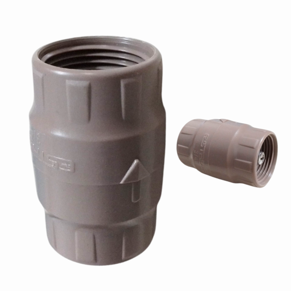 Válvula De Retenção Rosca 50mm Hidráulico 1.1/2 Marrom Estrela