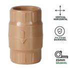 Válvula De Retenção Soldável Hidráulico 32mm Marrom Estrela