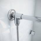 Válvula Desviadora Para Chuveiro 1/2" Blukit Cromado