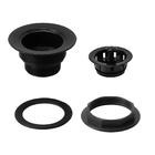 Valvula Escoamento Cuba Americana Abs Preto 3.1/2