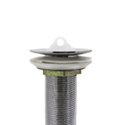 Válvula Escoamento Lavatório Longa P/ Cuba Sobrepor Cromado