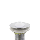 Válvula Escoamento Lavatório Longa P/ Cuba Sobrepor Cromado