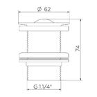 Valvula Escoamento Tanque Docol 2.1/2-1.1/4 Cromado 00987906