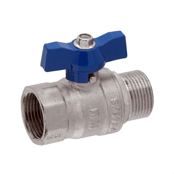 Válvula Esfera 1/4 Passagem Plena Macho X Fêmea Latão Forjado