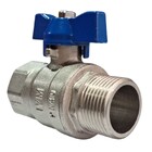 Válvula Esfera 1/4 Passagem Plena Macho X Fêmea Latão Forjado