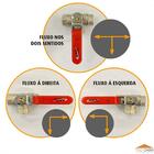 Válvula Esfera 3 Vias Em T Alavanca 1 Ivm Italy