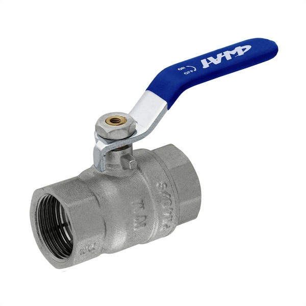 Válvula Esfera 4 Passagem Plena 4 Fêmea X Fêmea Latão Forjado