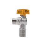 Válvula Esfera Angular 90° Gás M X M 1/2 X 1/2 Rosca Longa Brv