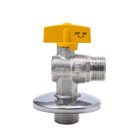 Válvula Esfera Angular 90° Gás M X M 1/2 X 1/2 Rosca Longa Brv