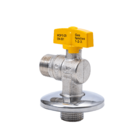 Válvula Esfera Angular 90° Gás M X M 1/2 X 1/2 Rosca Longa Brv