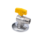 Válvula Esfera Angular 90° Gás M X M 1/2 X 1/2 Rosca Longa Brv