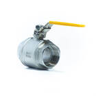 Válvula Esfera Bipartida Aço Inox 304 Rosca Fêmea Rosca Bsp Ø