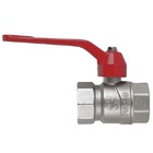 Válvula Esfera Com Bloqueador  Manopla  1" Polegada Fêmea/fêm