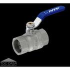 Válvula Esfera Fxf Passagem Plena Alavanca 1/2” - Ivm Italy