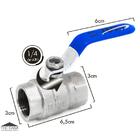 Válvula Esfera Fxf Passagem Plena Alavanca 3/4” - Ivm Italy