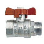 Válvula Esfera Macho/fêmea Borboleta 1/4 Emmeti