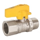Válvula Esfera Reta Gás Macho/fêmea 1/2" Polegada Emmeti