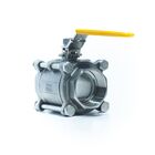 Válvula Esfera Tripartida Aço Inox 304 Rosca Bsp Ø3/8
