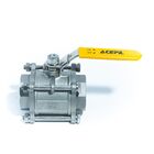 Válvula Esfera Tripartida Aço Inox 304 Rosca Bsp Ø3/8
