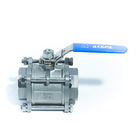 Válvula Esfera Tripartida Aço Inox 316 Rosca Bsp Ø1