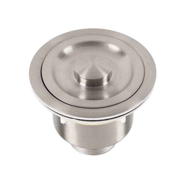 Válvula Inox Para Cozinha 4 1/2" Tampa E Cesto (escovada)