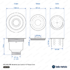 Válvula Inox Para Cozinha 4 1/2" Tampa E Cesto (escovada)
