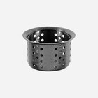 Válvula Inox Para Cozinha 4 1/2" Tampa E Cesto (grafite Fosca)