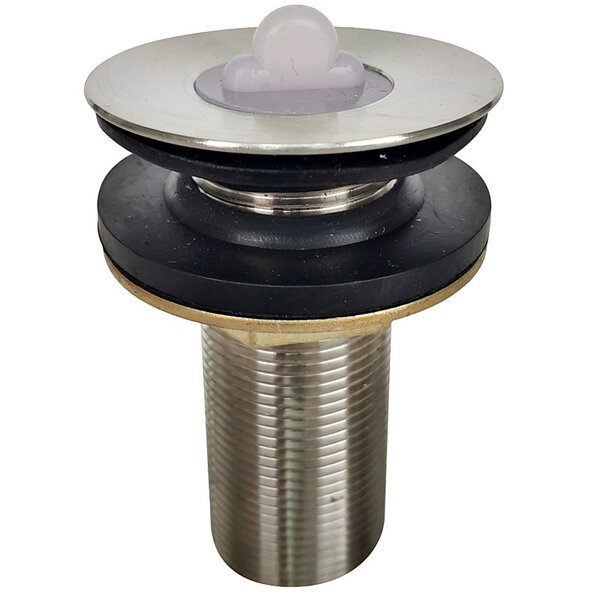 Valvula Lavatorio 7/8 Inox Tampa Silicone Flux Hidro