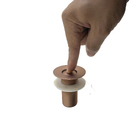 Válvula Lavatório Banheiro Click Rose Gold Fosco Cobre Metal