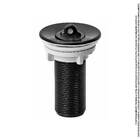 Válvula Lavatório Banheiro Pia Cuba Abs Preto Brilhoso 7/8