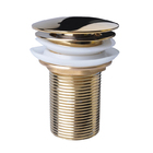 Válvula Lavatório Banheiro Pia Cuba Click Dourada