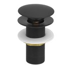 Válvula para Lavatório Click Metal 7/8" Preta Stoc