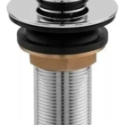 Válvula Lavatório Click Metal Cromado 7/8 Cuba Pia Ralo Demima