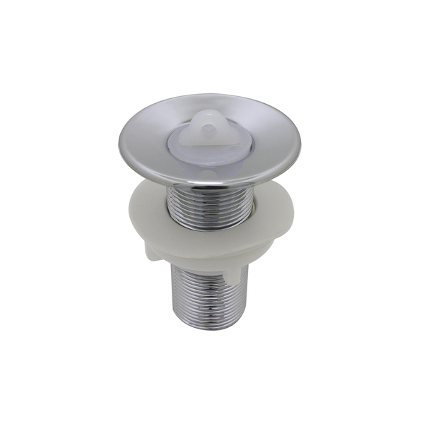 Válvula Lavatório Cromado Brilhante Para Banheiro Sem Ladrão