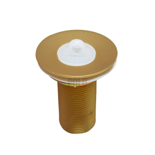 Válvula Lavatório Dourada Fosco Metal Pia Banheiro Ralo 7/8