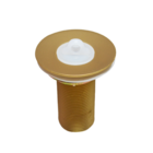 Válvula Lavatório Dourada Fosco Metal Pia Banheiro Ralo 7/8