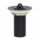 Válvula para Lavatório Metal sem Ladrão 7/8" Preta Stoc