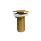 Válvula Lavatório Ralo Click Dourada Gold Fosco Pia Banheiro